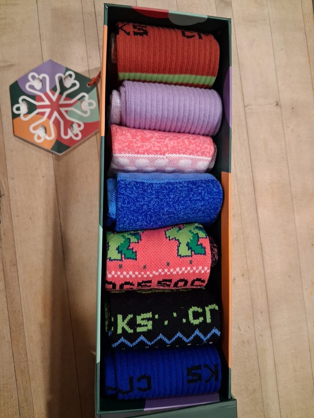 Crocs Christmas socks boxed set